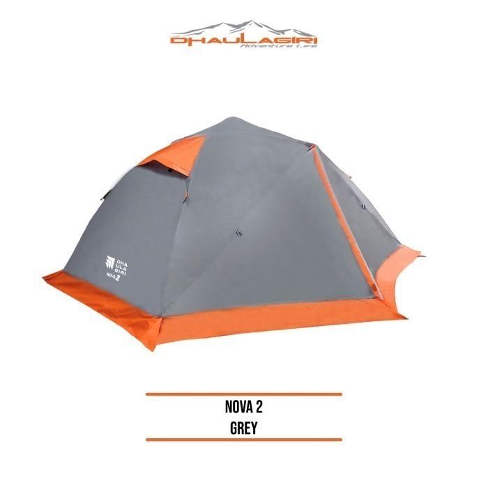 Gambar Tenda Camping Dhaulagiri Nova 2 Tent 2 Orang Alloy IncludeFooprint - Grey dari Outdoor Jakarta undefined Tokopedia