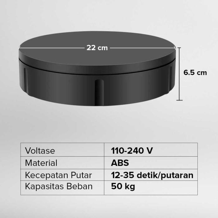Display Muter Jual Alas Putar Produk Fotografi Rotating Stand Display Muter Putar 3 ...