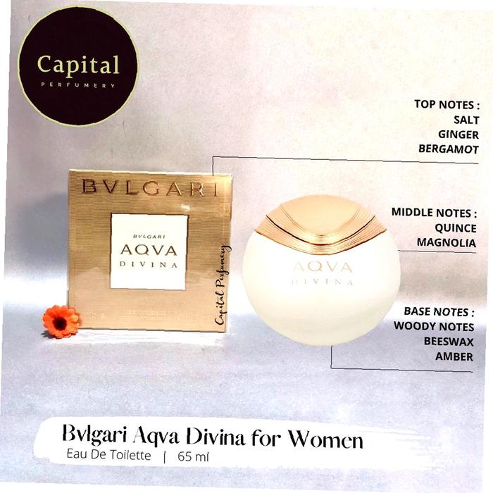 Parfum Original Bvlgari Aqva Divina For Women Edt 65 Ml 29ieq