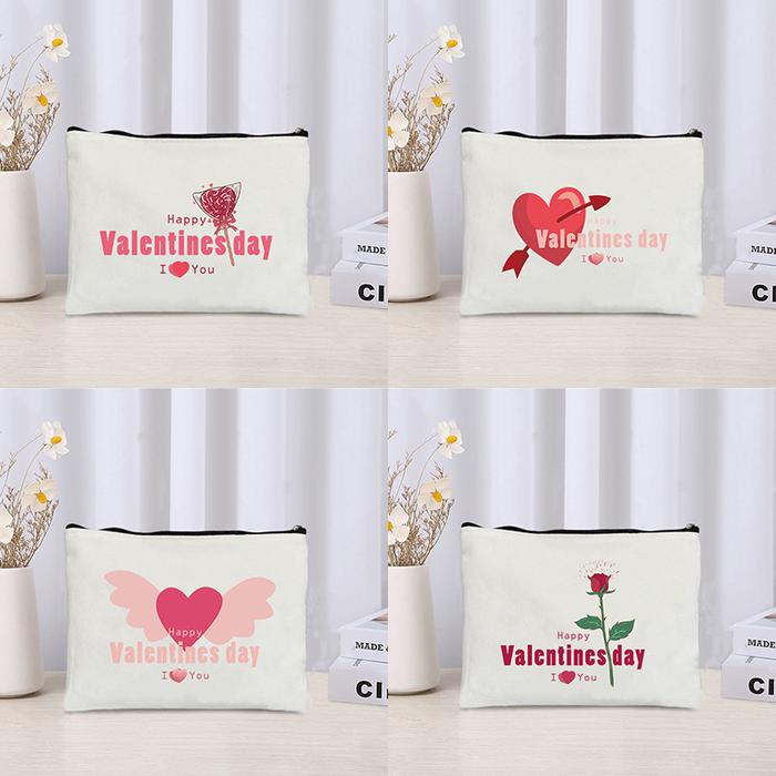 Jual I Love You Flower Cosmetic Bag Organizer Travel Perfume