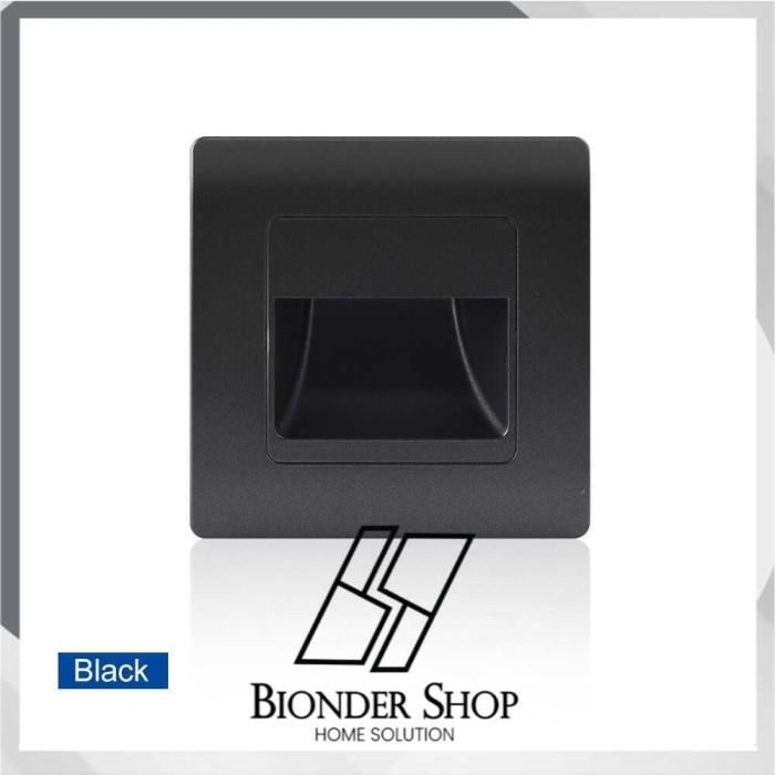 Gambar Lampu LED Dinding Tangga PIR Sensor Cool White 1.5 Watt - Hitam dari Bionder Shop undefined Tokopedia