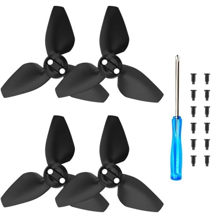 Gambar 4Buah DJI NEO Propellers Pocket Flying Camera Color Propellers Lightweight Drone Wing Accessories - Hitam dari Adi-Star_NEW undefined Tokopedia