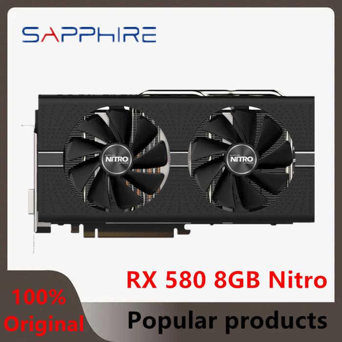 Sapphire Rx 590 580 8gb Graphics Cards Gpu Radeon Rx580 Rx590 Gme 8gb Nitro  Amd Video Card Desktop Pc Screen Computer Game Map