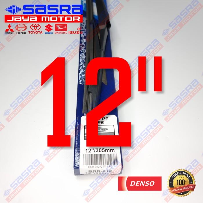 Gambar [gujtary] Wiper Blade RR / Kipas Kaca Belakang DENSO Original DRB 12 14 - 12" Berkualitas Original - 12" dari gujtary undefined Tokopedia