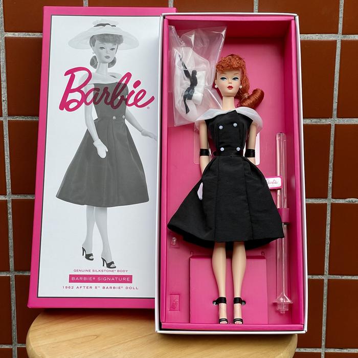 Original Mattel Barbie Signature 1962 After Silkstone Doll Reproduction  Collectible Birthday Gift For Kids Girls Hby14