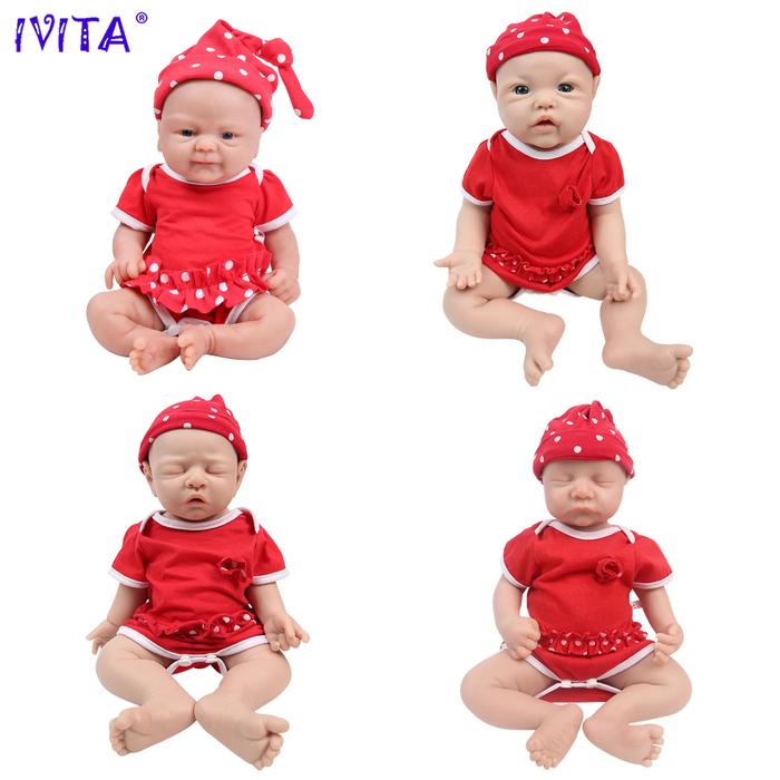 Jual IVITA 100% Silicone Reborn Baby Dolls Painted Realistic