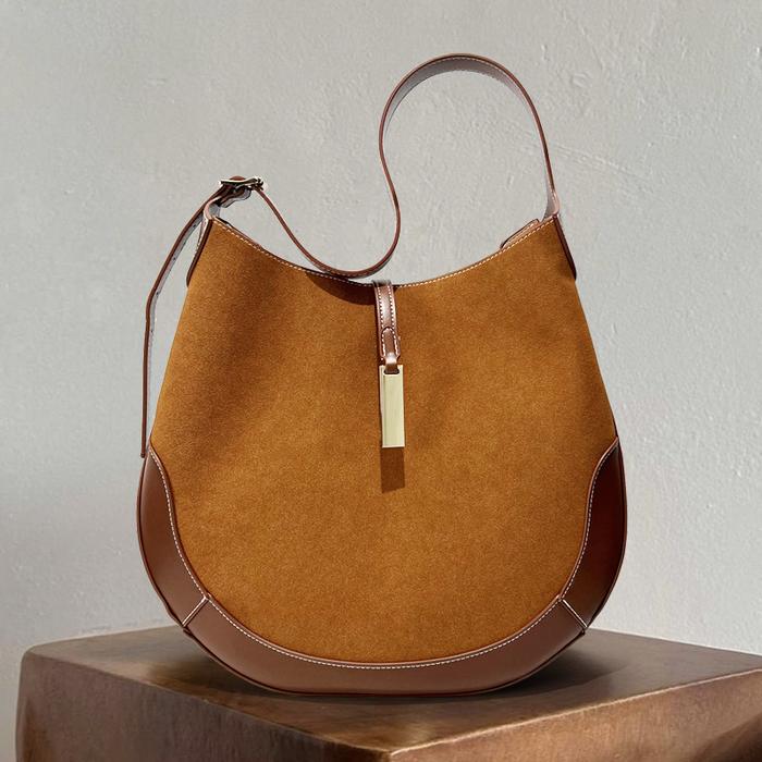 Jual 2025 Women's Bags Retro Spot Contrast Color Slim Large