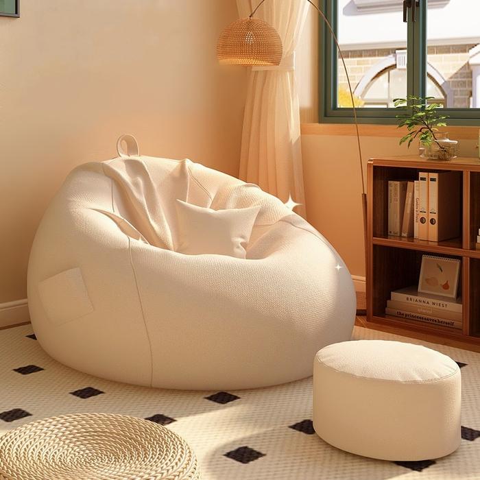 Jual Classic Bean Bag Soft Leisure Sofa Lazy Couch Bag Linen Cloth