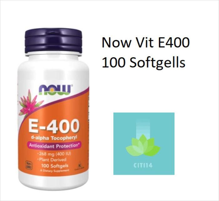 Gambar Now Foods Vit E-400 IU DA 100 Softgels dari Laris Boga Rasa undefined Tokopedia