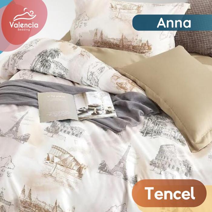 Gambar VALENCIA - Sprei Set - TENCEL Sutera Organik Size 100x200 / 120x200 / 160x200 / 180x200 / 200x200 Tinggi 40 cm - anna, 100x200 Single dari Jaya Gemilang ID undefined Tokopedia
