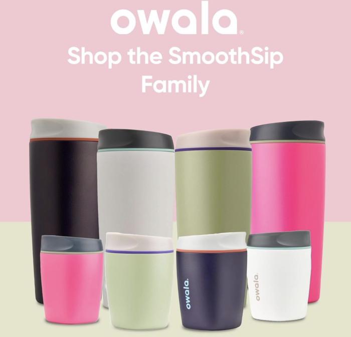 Gambar Owala SmoothSip 20-Ounce (590ml) Insulated Stainless Steel Tumbler dari tokjulias undefined Tokopedia