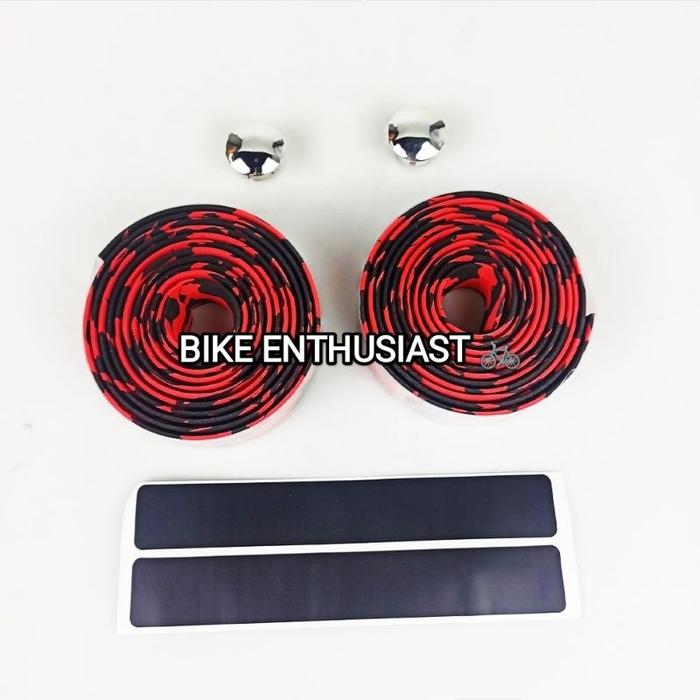 [SEPASANG] Roll-Grip bartape handlebar tape sepeda roadbike fixie gravel  2M x 3CM handle bar tape drop bar sepasang 2pcs kiri dan kanan bartape