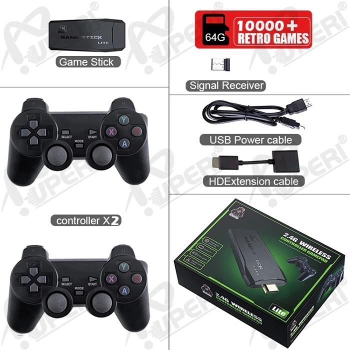 Gambar Game Stick M8 Pro 4K UltraHD, 20.000 Games Console Portable HDMI Wireless 2.4GHz Controller BERGARANSI RESMI - JakartaBagus - M8 dari Jakartabagus_NEW undefined Tokopedia