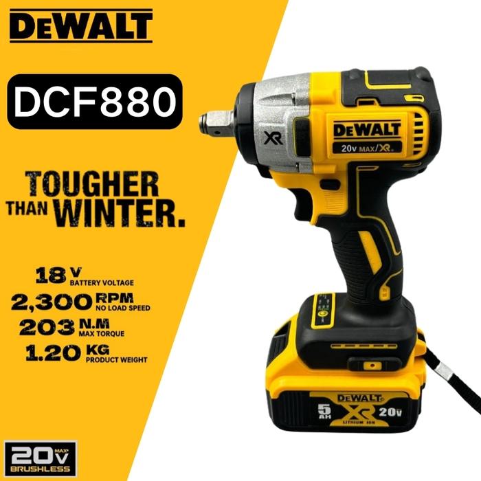 Jual Dewalt DCF880 Cordless Impact Wrench 20V Original 2300RPM - Main Image