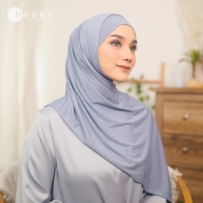 Gambar Nobby Rayani Pashmina Bahan Rayon - Biru dari Nobby_NEW Kota Tangerang Selatan Tokopedia