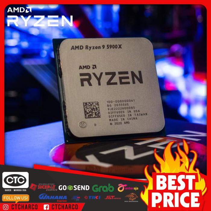 CPU AMD Ryzen 9 5900X 100-100000061WOF CPU 5900x 100000061wof Desktop Processor Ryzen 5900x Am4 Amd Ryzen