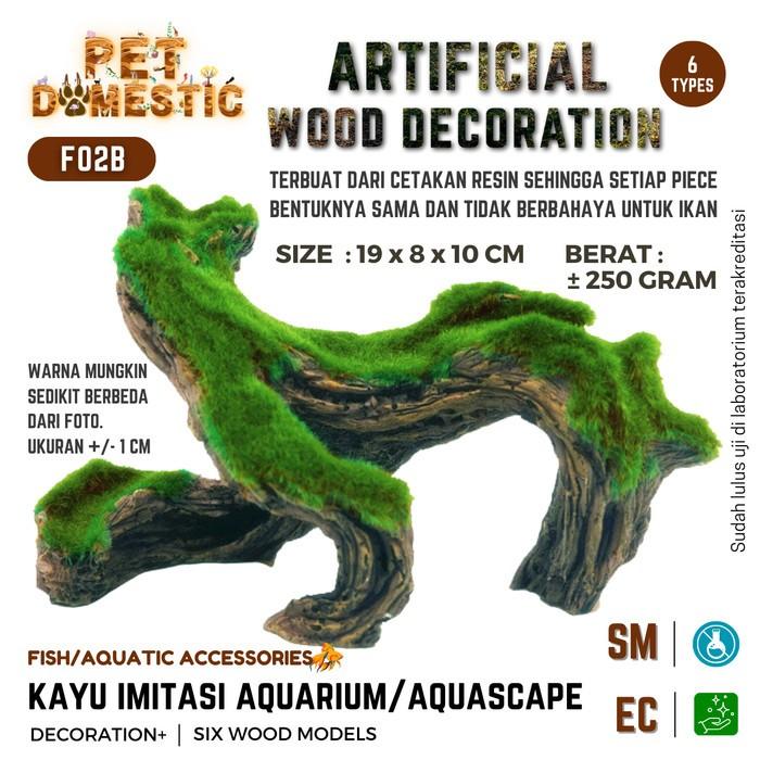 Gambar KAYU AQUASCAPE HIASAN DEKORASI AIR AQUARIUM AKUARIUM TANAMAN HIAS IKAN - F-02B dari Pet Domestic undefined Tokopedia