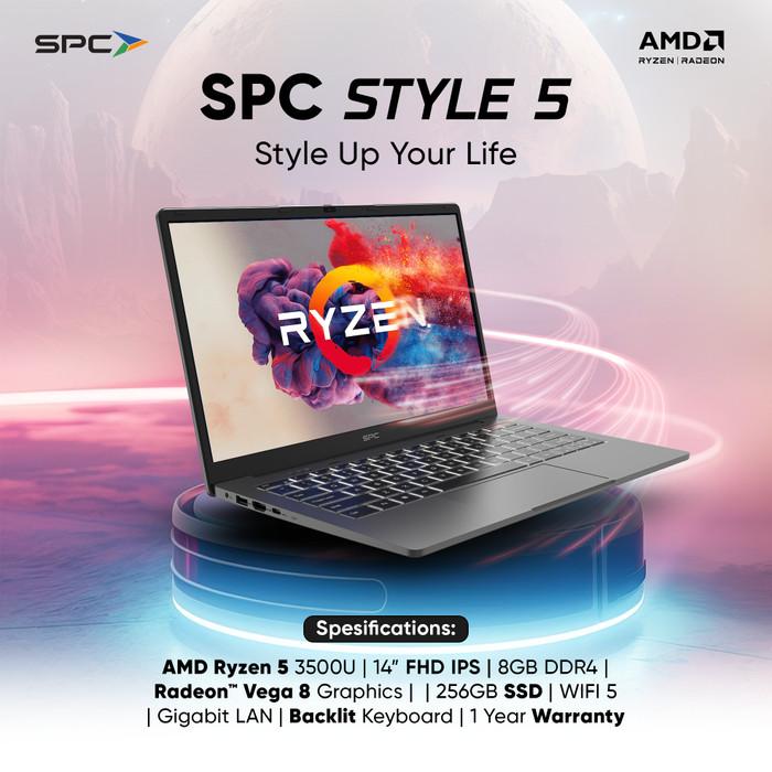 Jual Laptop Ryzen SPC Style AMD Ryzen 3500 8GB 256GB SSD