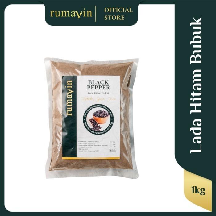 Gambar Rumavin - Premium Rempah Black Pepper Powder / Lada Hitam Bubuk - 1kg dari Rumavin Official Store undefined Tokopedia