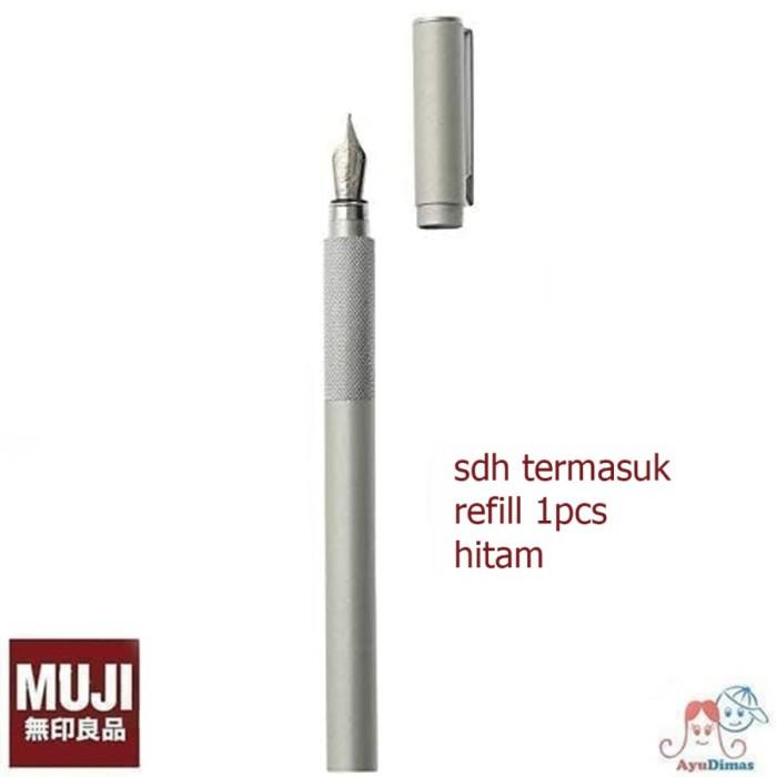 Jual Muji Aluminum Fountain Pen Pulpen Kaligrafi Calligraphy