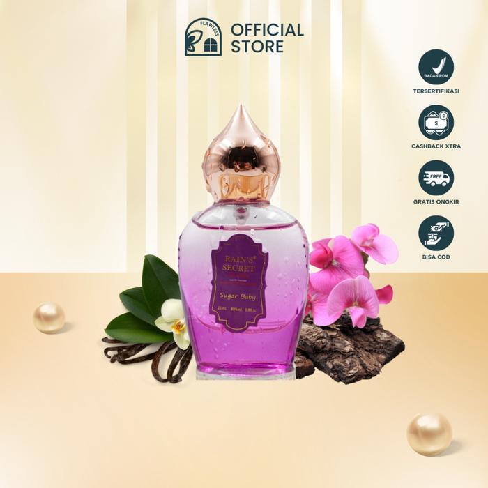 Rains Secret Parfum Sugar Baby Wangi Fresh Sweet Pea Vanilla Ps98
