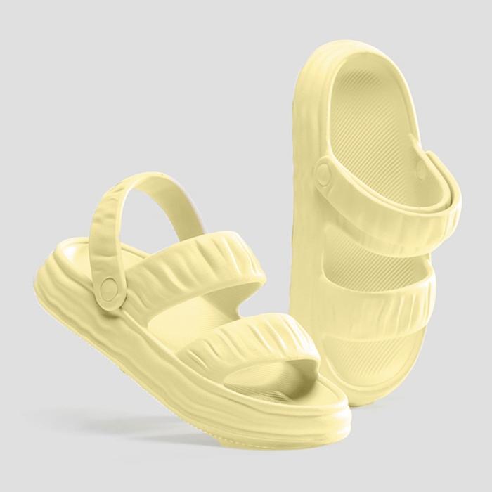Gambar Terbaru Gratis Ongkir - S5668 Sandal Jelly Wanita Import Terbaru / Sandal Fashion Wanita / Sandal Wanita Bahan Empuk PVC Sol Tebal Viral - Kuning, 36/37 dari nainggolan1 undefined Tokopedia