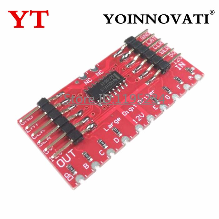 Gambar DC 5V TPIC6C596 Large Digit Driver Drive 6.5" 7-Segment LED Display Module Diy Kit Electronic PCB Board Module dari harunramahadi undefined Tokopedia