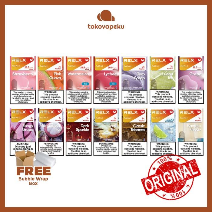 Gambar CARTRIDGE RELX POD 3% 1.9ML RELX CATRIDGE AUTHEN by RELX - TANGY GRAPE dari Vivaroar Store undefined Tokopedia