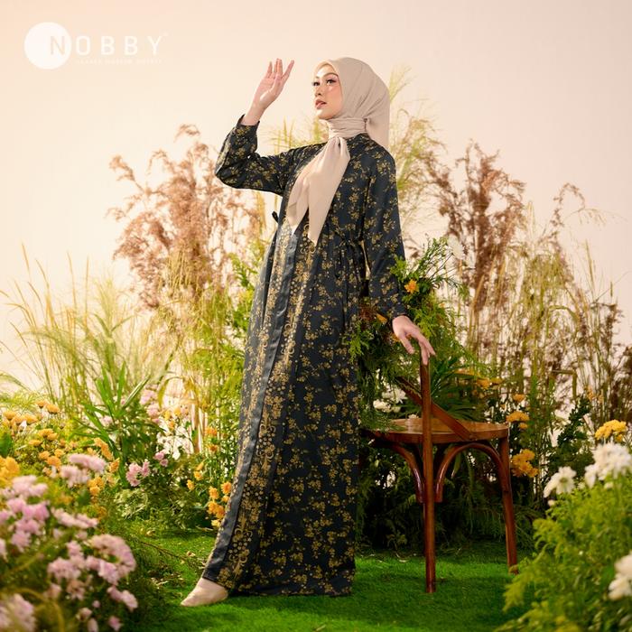 Gambar Nobby Hara Dress Bahan Woolpeach Premium - Hitam, S dari Nobby_NEW Kota Tangerang Selatan Tokopedia