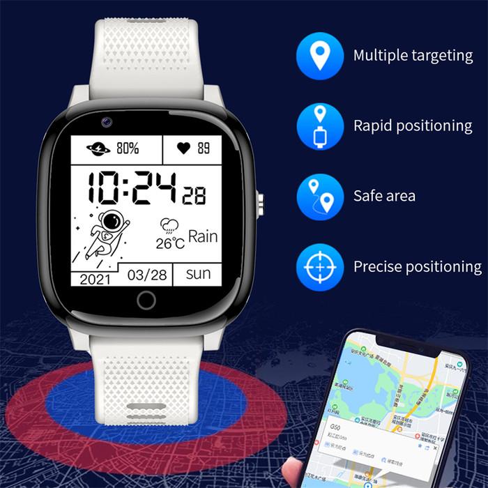 Jual 4G Kids Smart Watch Phone Children Watches GPS Tracker LBS