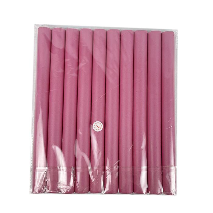 Gambar NeverMos | 10pcs Roll Sosis Curly Rambut Roll Sosis Keriting Rambut - Pink dari Never Mos undefined Tokopedia