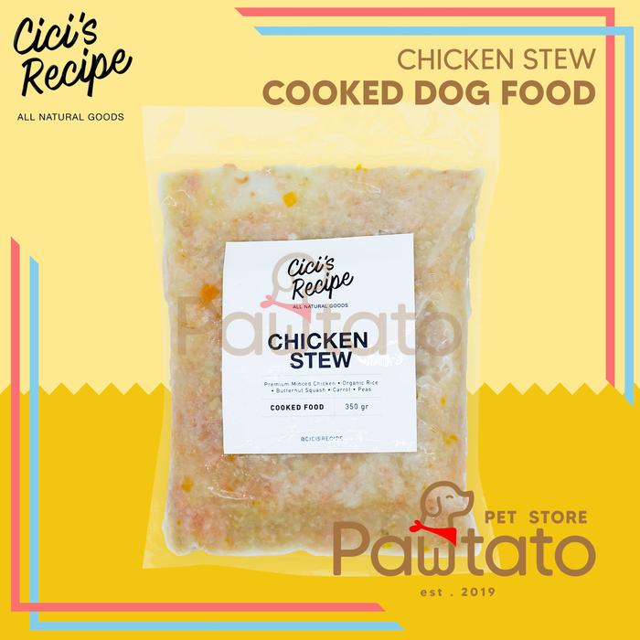 Gambar Makanan Anjing Cici Recipe Cooked Food Stew Puppy Dog Favorite Meal Fresh Frozen - CHICKEN STEW dari Pawtato Petstore undefined Tokopedia