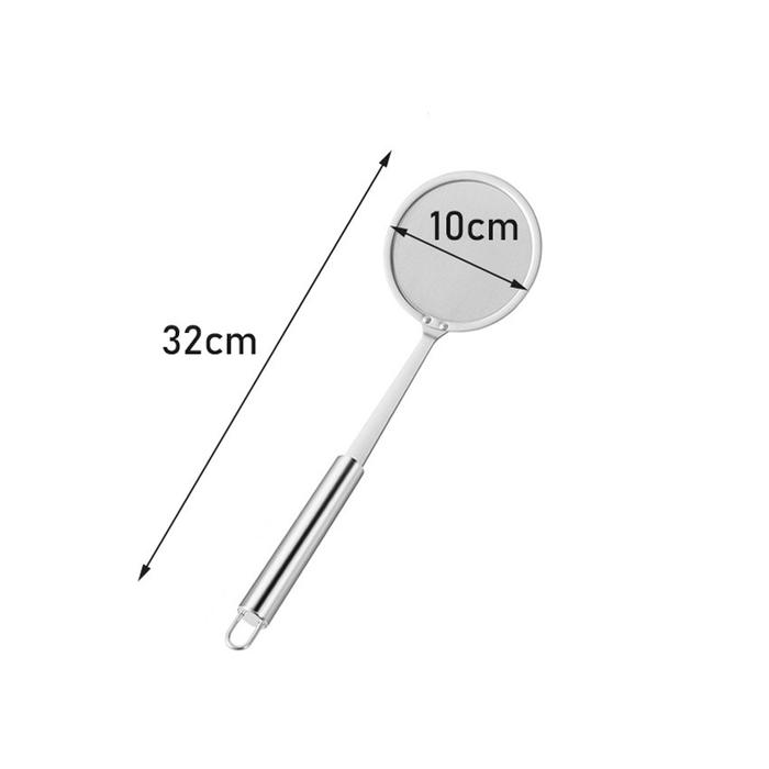 Gambar WGM - Saringan Minyak Goreng Stainless Steel Serbaguna Saringan Ceko Teh Tepung Gula Kopi Susu Juice Serbaguna 10 14 cm - 10 CM dari WAGOMU STORE undefined Tokopedia