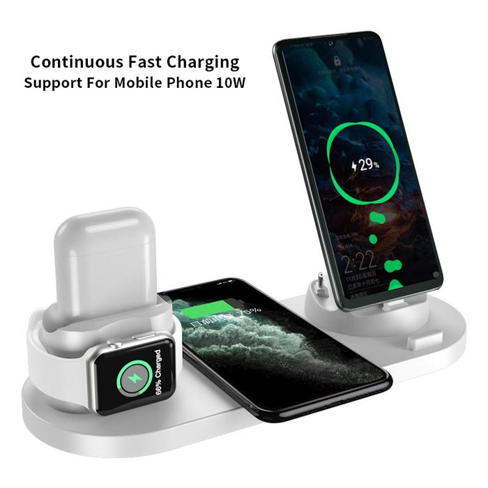 Jual in Wireless Charger Stand 10W Fast Wireless Charging