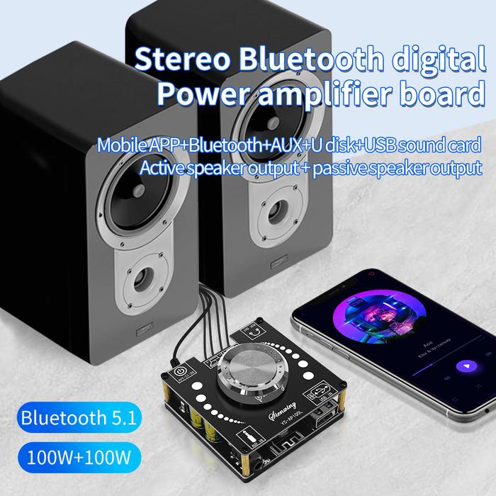 Jual YS-AP100L stereo Bluetooth digital amplifier 100W+100W