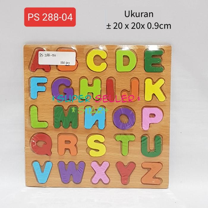Gambar Super Seller Star - Mainan Edukasi Anak Puzzle Huruf Angka Kado Ultah Ulang Tahun Anak Perempuan Laki Bayi 2 3 4 - PS288-04 dari Super Seller Star Plus undefined Tokopedia