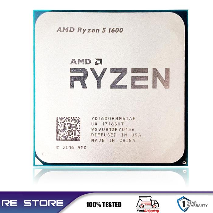 Jual AMD Ryzen R5 1600 6-Core 12-Thread LGA AM4 Processor