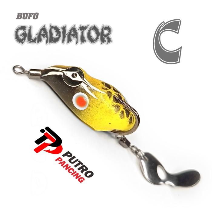 Gambar PROMO Lure Bufo GLADIATOR Action rasa Jaws Soft Frog softfrog NEW - C. Kuning dari StrikeMan Official undefined Tokopedia