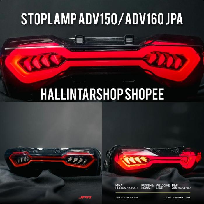 Jual Lampu Stoplamp Led 3in1 Motor Honda ADV-160 / ADV 150 JPA Original ...