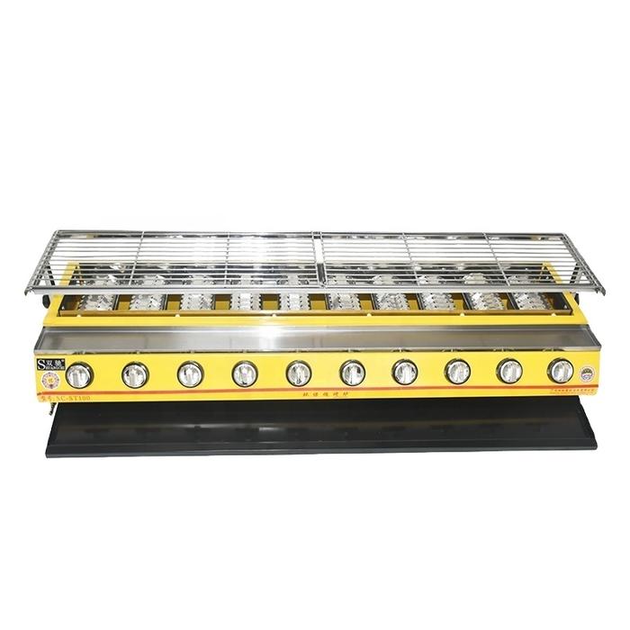 Jual 12 Burners Commercial Gas Grill Barbecue Roaster Meat Griller