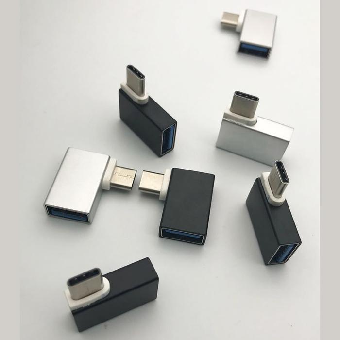 Gambar 90 degree Type C USB 3.1 OTG Adapter converter For LETV Nokia Pad Huawei Honor 8 ZUK Z2 PRO LG Type-C samsung oppo Cable phone dari papricia undefined Tokopedia