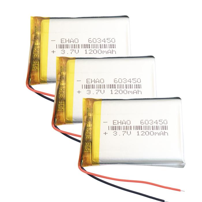 Gambar 3 PCS 603450 3.7V 1200mAh Lipo Polymer Lithium Rechargeable Battery For MP3 GPS Bluetooth Wireless Mouse Recorder E-book Camera dari GROSIRR HARMONY TRRBARRU81902 undefined Tokopedia