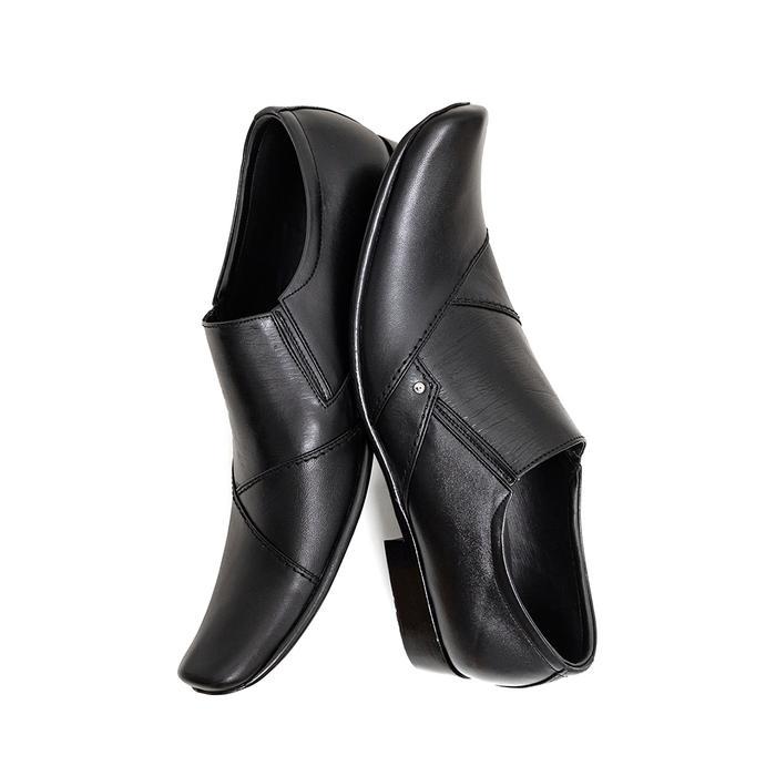 Gambar SEPATU PANTOFEL KANTORAN PRIA KULIT ASLI ODON CIBADUYUT Shoes OC-356 Coklat Hitam Karet Kerja - COKLAT, 41 dari zika_1 undefined Tokopedia
