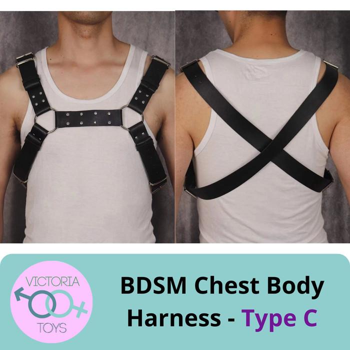 Gambar PROMO BDSM Chest Body Leather Harness Rope Tali Badan Alat Pria Wanita NEW - Type C dari SAVETY 1 undefined Tokopedia