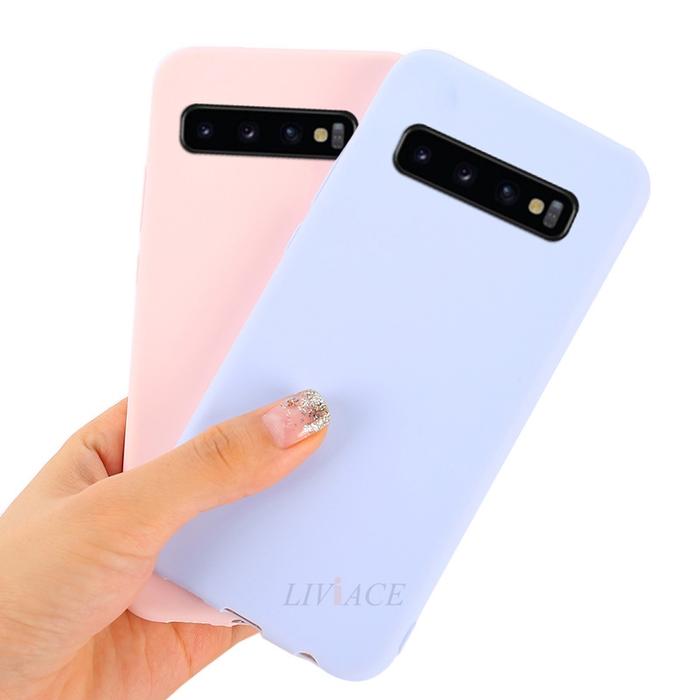 Jual Candy color silicone phone case on for samsung galaxy s10 5G