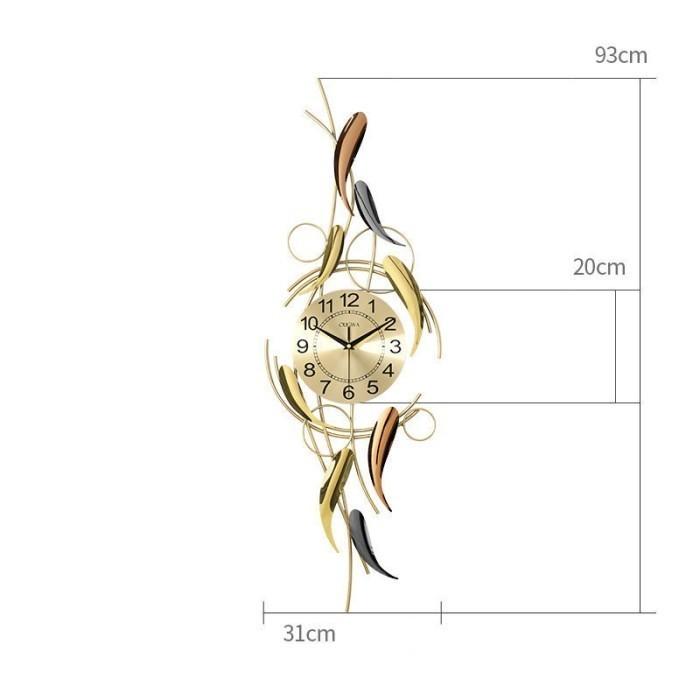 Gambar Jam Dinding Aesthetic Untuk Kamar Tidur/Jam Dinding Mewah Ruang Tamu  Vertical - Vertical dari Mavya Mart undefined Tokopedia