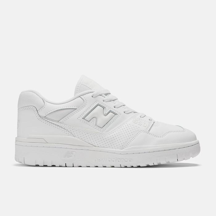 Gambar Sepatu Sneakers Pria New Balance 550 Triple White Original BB550WWW - 41.5 dari Chardy Shop Original undefined Tokopedia
