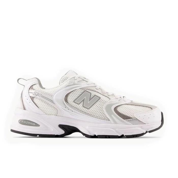 Gambar Sepatu Running Unisex New Balance 530 WHite Silver Metallic Shadow Grey Original MR530AD - 45 dari Chardy Shop Original undefined Tokopedia