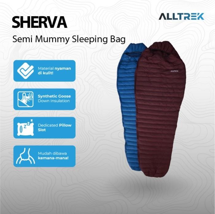 Jual PROMO ALLTREK Sleeping Bag SHERVA Synthetic Goose Down