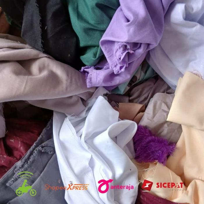 Gambar KAIN PERCA KAIN SISA POTONGAN LIMBAH KAIN SPREI BERMANFAAT UNTUK KERAJINAN ISIAN SAMSAK dari Permata Bantal undefined Tokopedia